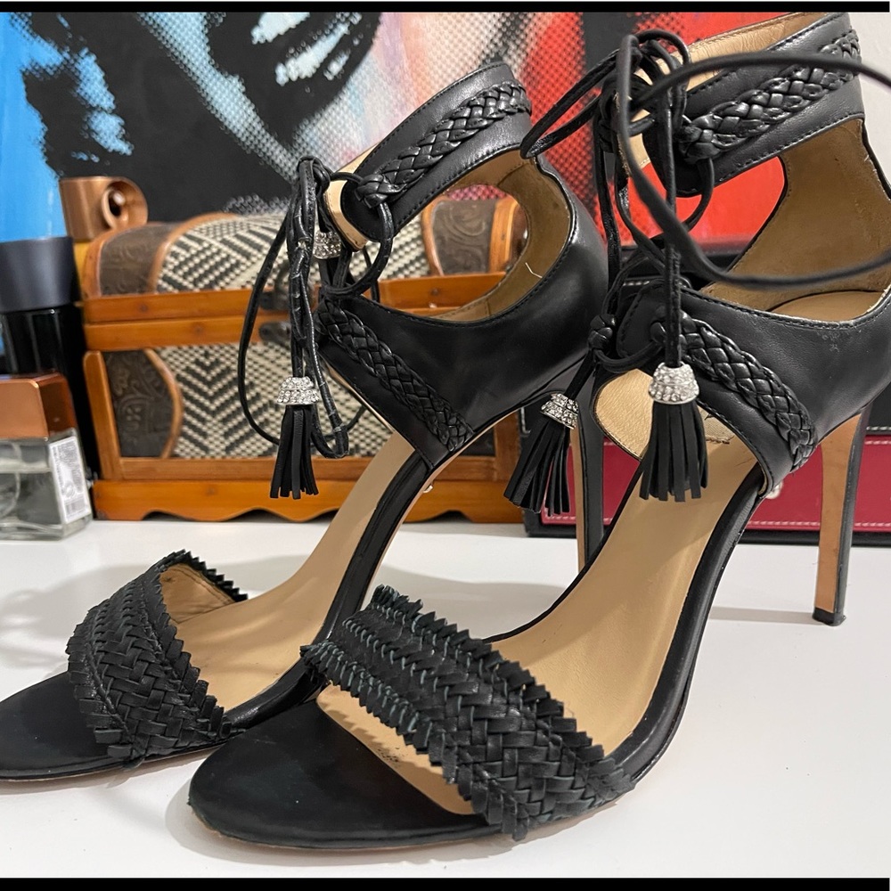 Black Badgley Mischka Sandals